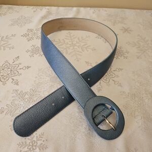 Leatherock Womens Blue Leather Belt SZ M-34